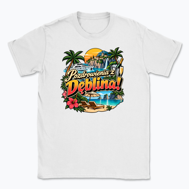 Pozdrowienia z Dęblina - T-shirt