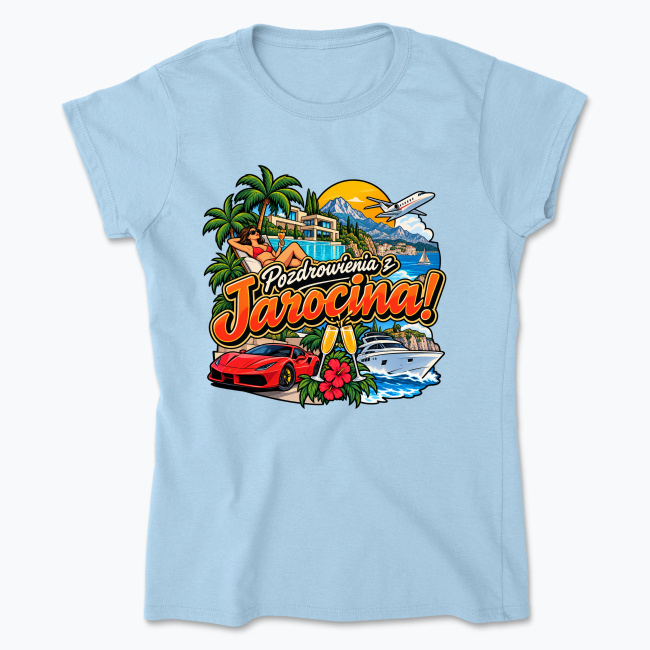 Pozdrowienia z Jarocina - Koszulka damska