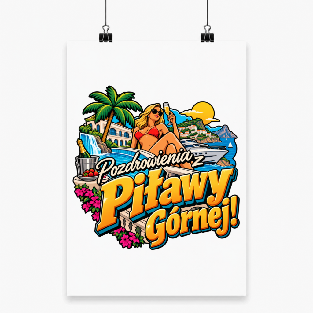 Pozdrowienia z Piławy Górnej Lux - Plakat