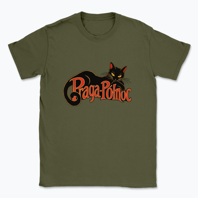 Praga-Północ Black Cat - T-shirt