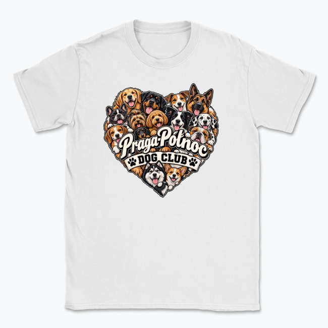 Praga-Północ Dog Club Heart - T-shirt