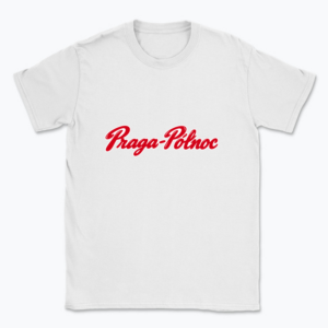 Praga-Północ Red Script - T-shirt