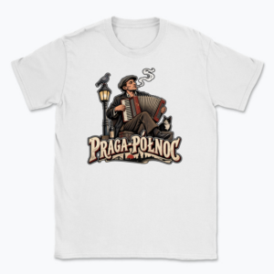 Praga-Północ Street Accordionist - T-shirt