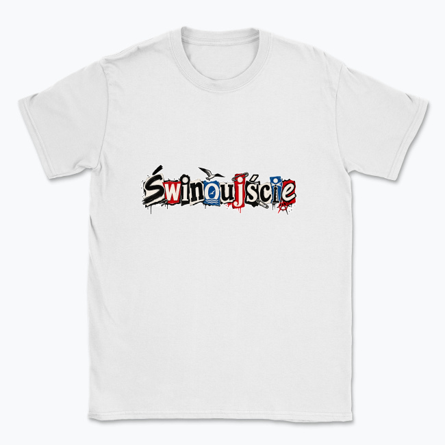Punkowy Kolaż Świnoujścia - T-shirt