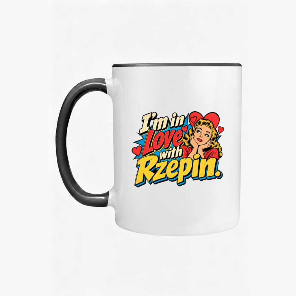 Retro Comic Love for Rzepin - Kubek