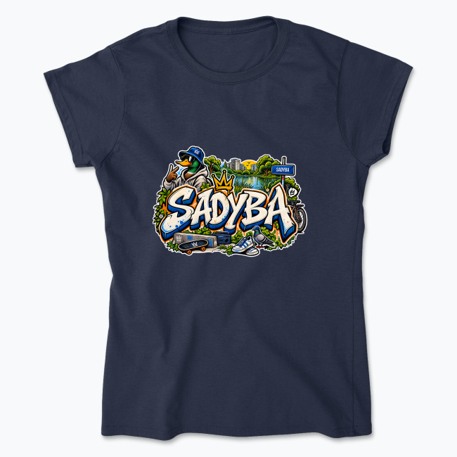 Sadyba Graffiti Duck - Koszulka damska