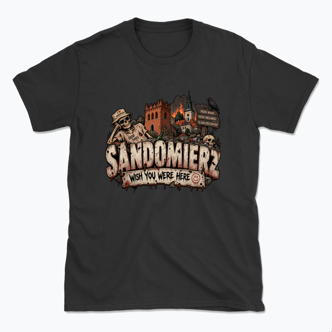 Sandomierz Postcard From the Apocalypse - T-shirt