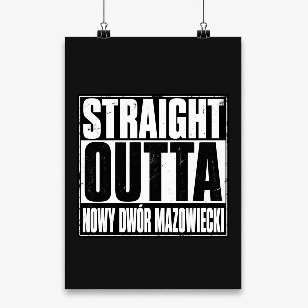 Straight Outta NDM - Plakat