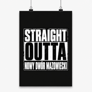 Straight Outta NDM - Plakat