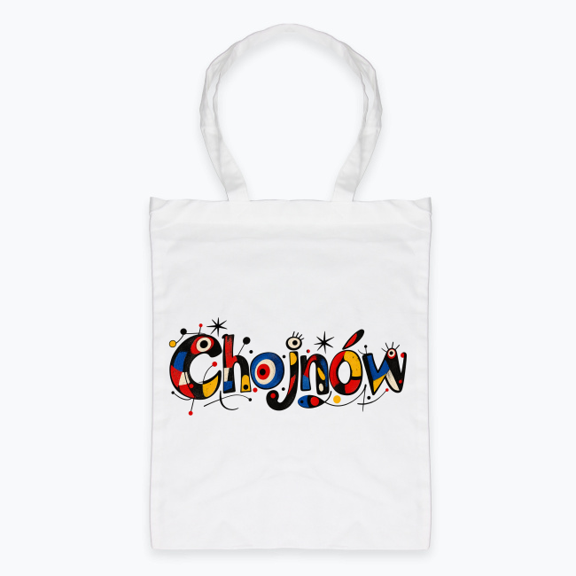 Surrealistyczny Chojnów Malowany Napis - Torba