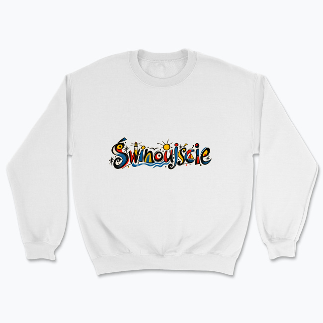 Surrealistyczny napis Nadmorski Świnoujście - Bluza