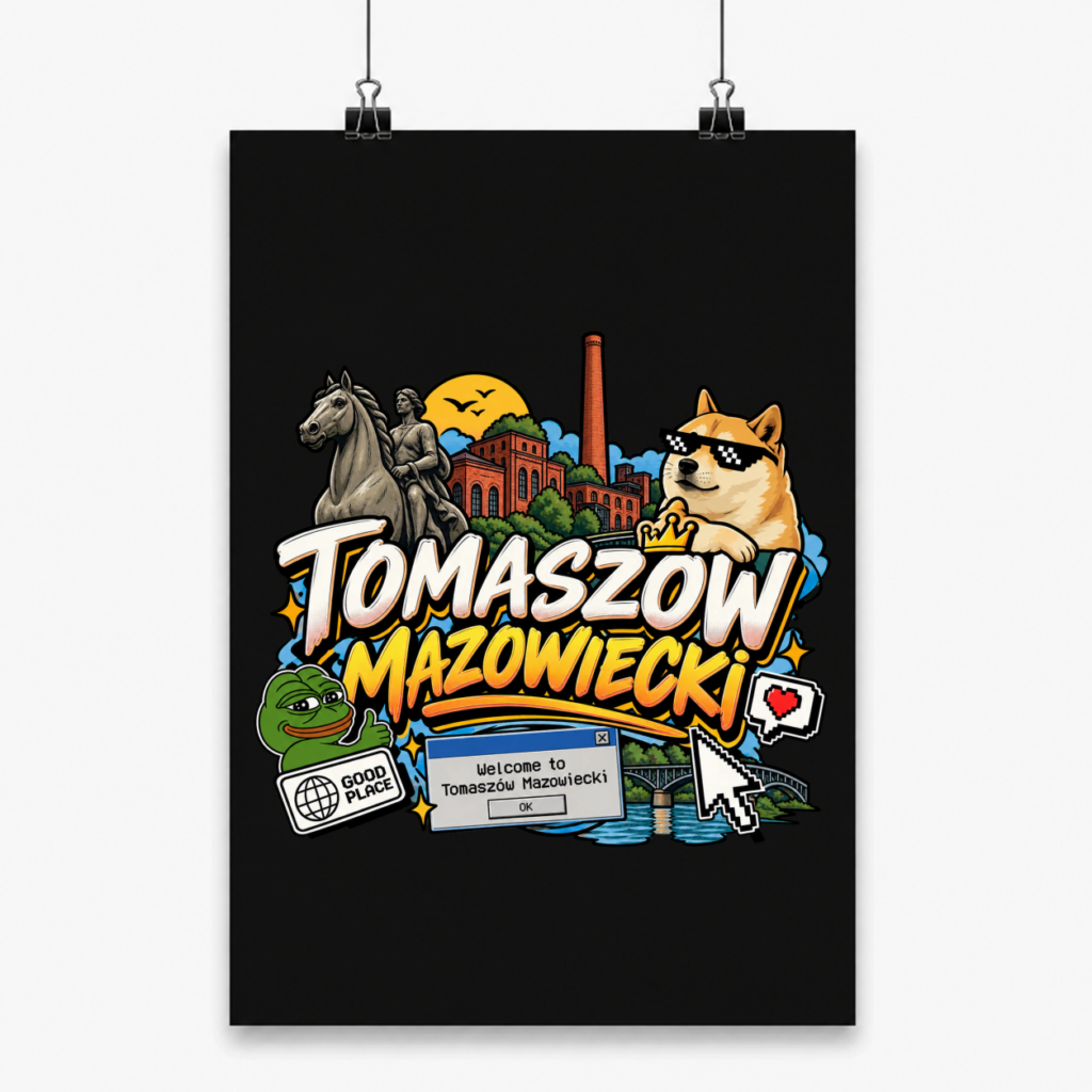 Tomaszów Mazowiecki Meme - Plakat