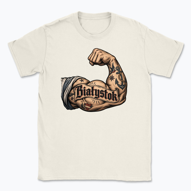 Vintage Białystok Sailor Tattoo - T-shirt