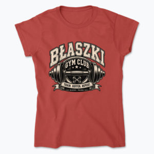 Vintage BłaszkI Gym Club - Koszulka damska