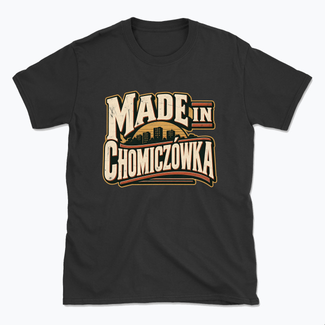 Vintage Chomiczówka Skyline - T-shirt