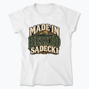 Vintage Made in Beskid Sądecki - Koszulka damska