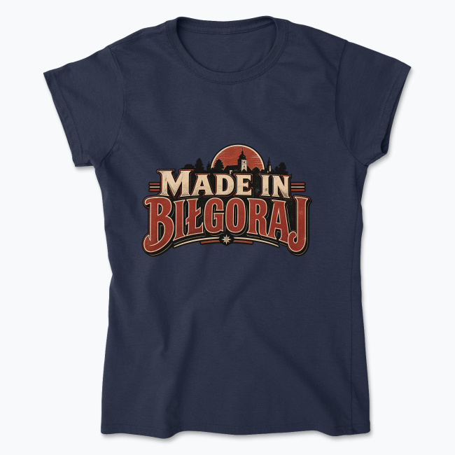 Vintage Made in Biłgoraj - Koszulka damska