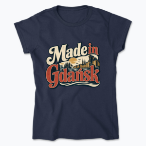 Vintage Made in Gdańsk - Koszulka damska
