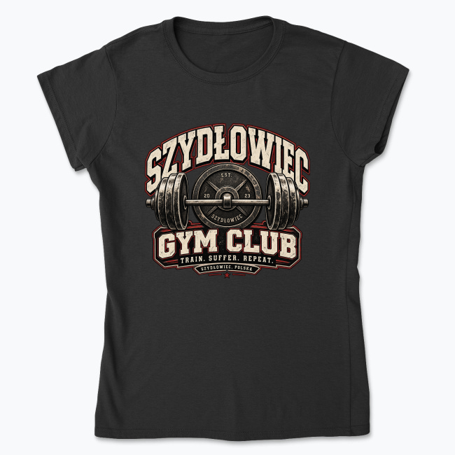 Vintage Szydłowiec Gym Club - Koszulka damska