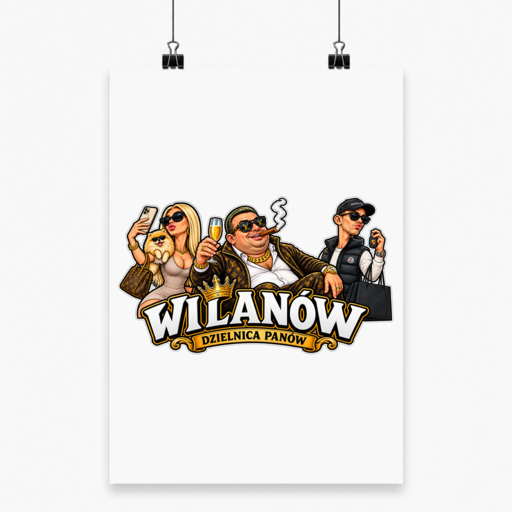 Wilanów Dzielnica Panów - Plakat