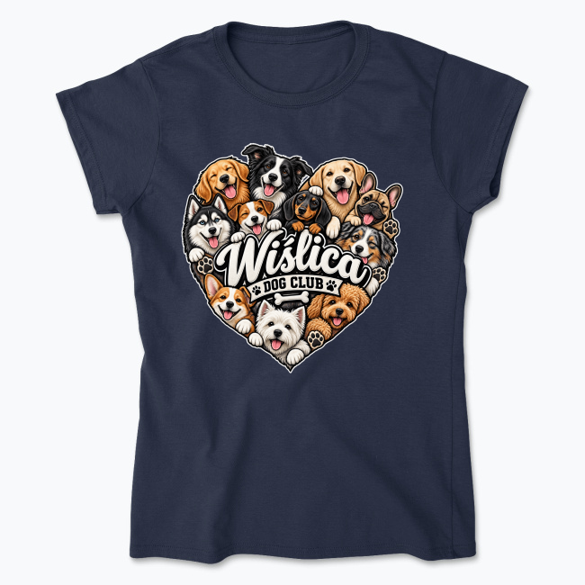Wiślica Dog Club - Koszulka damska