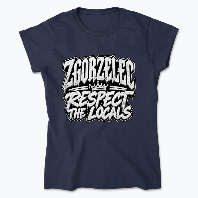 Zgorzelec Respect the Locals - Koszulka damska