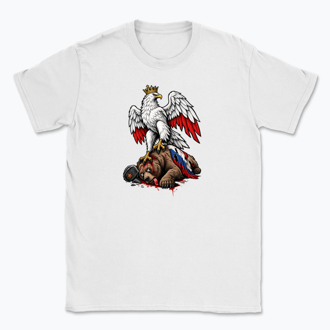 Zwycięski Biały Orzeł, Powalony Niedźwiedź - T-shirt